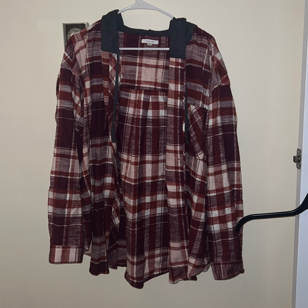 Maurices Hooded flannel